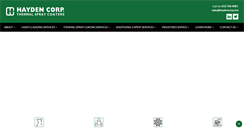 Desktop Screenshot of haydencorp.com